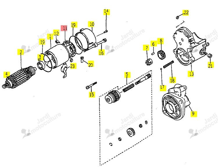 PORTE-BALAI ISEKI 6281-116-004-00
