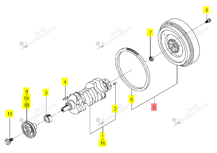 Rotor ISEKI 6212-330-029-60