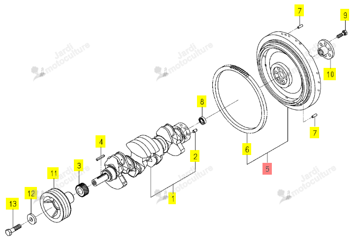 Volant Moteur ISEKI 6212-330-076-00