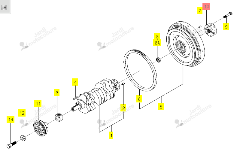 Manchon SF310-370 ISEKI 6212-339-009-10