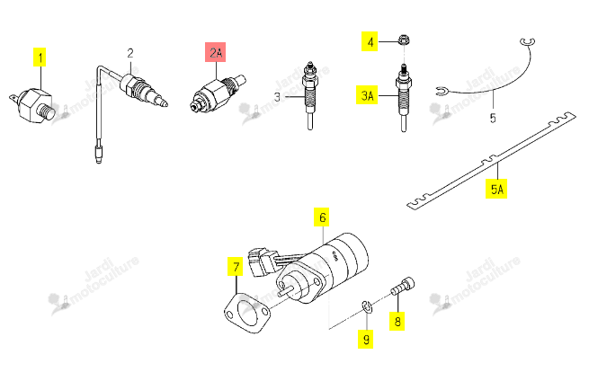 Sonde de température ISEKI 6282-450-008-00