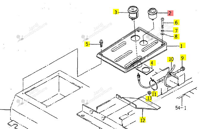 COMPTEUR ISEKI 6283-130-002-00