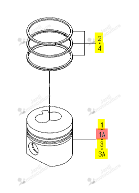 Piston ISEKI 6212-114-080-10
