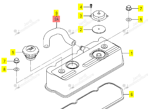 Durite ISEKI 6209-360-109-10