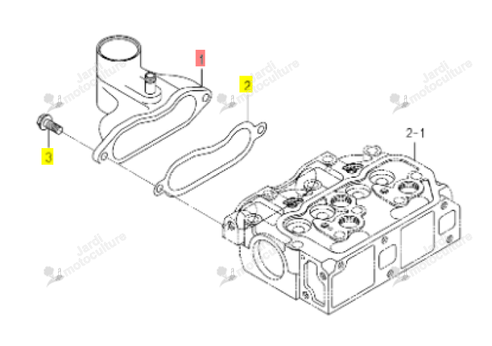 MANIFOLD ISEKI 6214-111-014-00