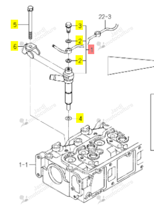 Injecteur Complet Iseki 6215-300-041-00