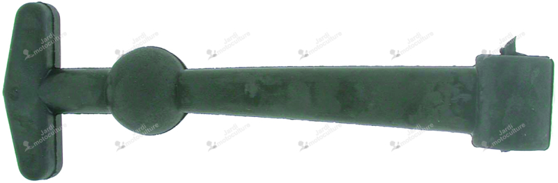 Attache capot adaptable en caoutchouc  Longueur: 145mm