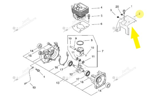 Couvercle Echo A160000771
