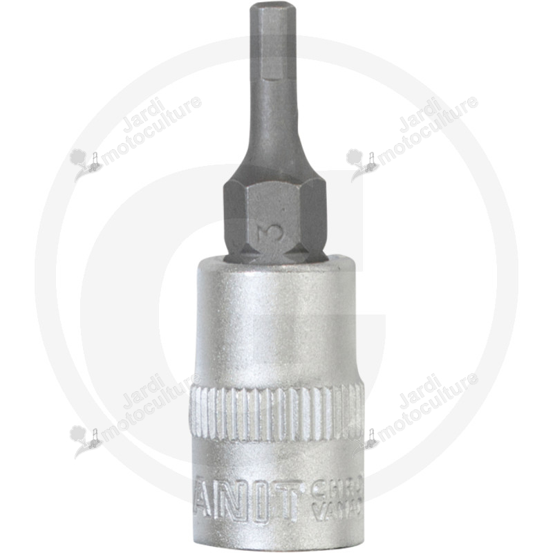 Embout Tournevis Six Pans Creux 7mm L55mm 1/2 Vigor V2103