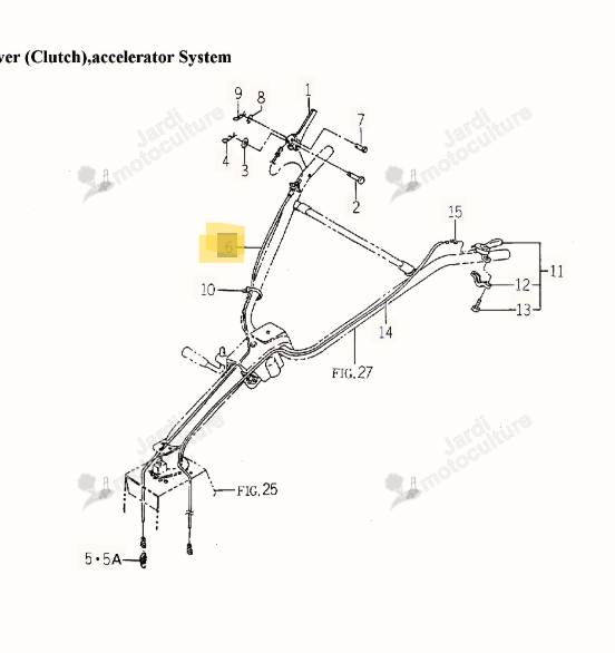 Câble d’embrayage ISEKI 1110-401-012-00