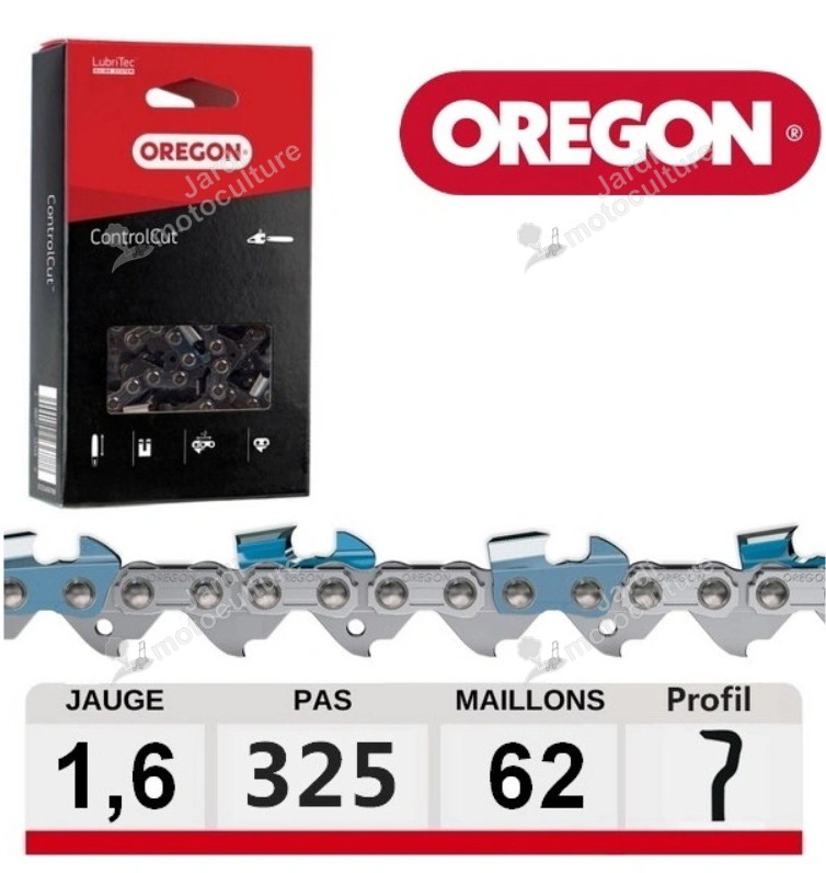 Chaîne tronçonneuse 22BPX062E Oregon ControlCut