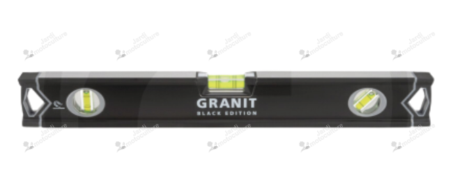 Niveau magnétique aluminium anodisé GRANIT BLACK EDITION 1000 mm