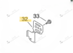 Plaque guide ECHO 43301239131