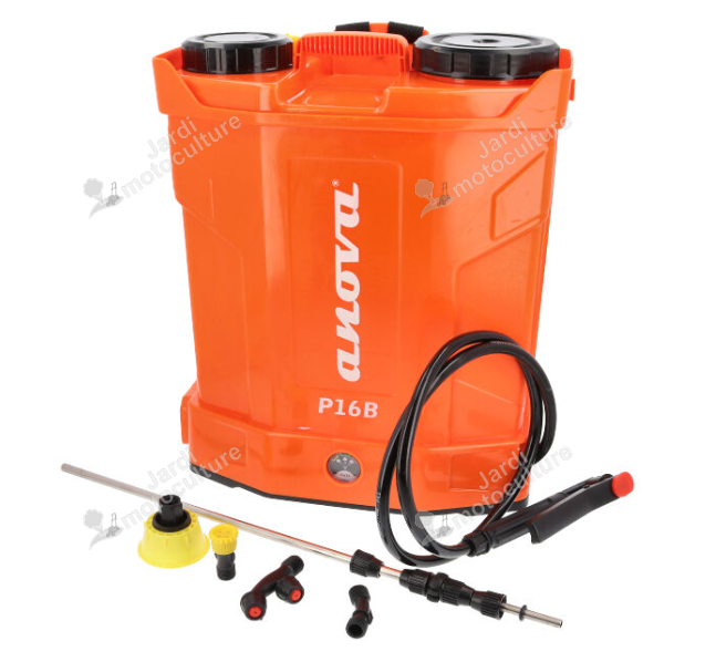 Pulvérisateur à dos sur batterie ANOVA P16B – 16 L – 12 V