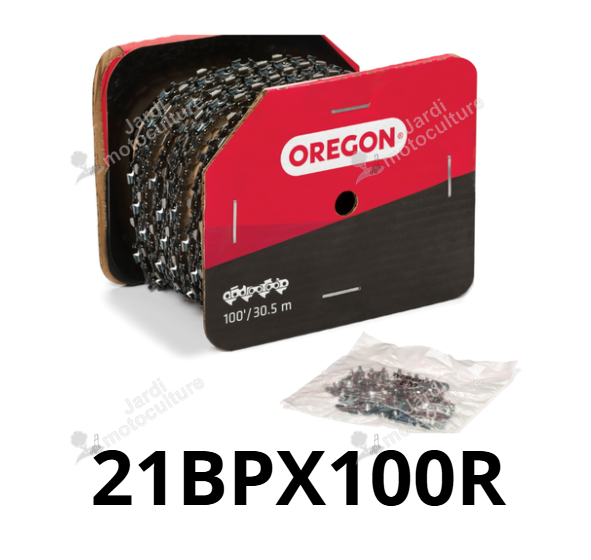 Rouleau chaîne Oregon ControlCut 21BPX100R – .325" – 1,5 mm – 30,5 m