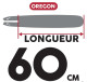 GUIDE DE TRONÇONNEUSE OREGON 243RNDD025 POWERCUT 60 CM 3/8"