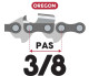 GUIDE DE TRONÇONNEUSE OREGON 243RNDD025 POWERCUT 60 CM 3/8"