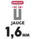 GUIDE DE TRONÇONNEUSE OREGON 243RNDD025 POWERCUT 60 CM 3/8"