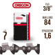 Chaîne tronçonneuse Stihl Oregon 84 maillons  75DPX084E