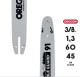 GUIDE DE TRONÇONNEUSE OREGON 180SDEA318 DOUBLE-GUARD 45 CM