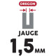 GUIDE DE TRONÇONNEUSE OREGON 188VXLGK041 VERSACUT 45 CM