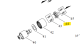 AXE PIGNON SAT PETIT Echo & Shindaiwa PA70048