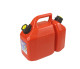 Jerrican double usage qualité pro d'une contenance de 6 + 2,25 litres.