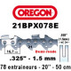 Chaine Oregon 0.325 - 78 entraineurs - 1.5mm