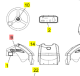 ETIQUETTE MOD CAPOT D 950F ISEKI 0675-912-019-0