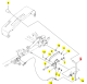 Levier d'Adjust Hauteur Iseki 0679-770-210-0