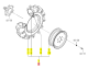 ROUE AV AGRAIRE D 6,00-12 ISEKI 1509-441-310-10