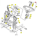 Cache-écrou de volant ISEKI 1593-406-006-00