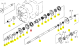 Baladeur ISEKI 1614-205-004-00