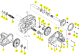 Couronne/Moyeu Iseki 1519-433-008-23
