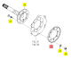 Couronne de Moyeu Iseki 1581-307-005-00