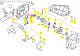 Support de câble de différentiel Iseki 1728-204-003-00