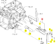 Levier PTO ISEKI 1725-271-720-20