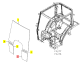 Vitre Avant Gauche Iseki 1731-721-002-20