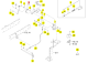Bras de frein de park Iseki 1739-314-220-30