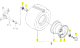 Roue Iseki 1739-437-300-00