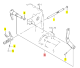 Bras de commande PTO Iseki 1740-245-500-00