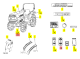 Autocollant Différentiel Iseki 1740-903-075-00