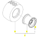 Valve de Jante Iseki 1728-441-220-00