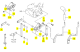 Bras de levier transversal Iseki 1773-266-210-00
