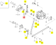 Bras de PTO Ventrale Iseki 1773-229-360-10