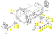 Palier de commande 4WD Iseki 1763-128-001-00