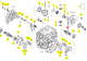 Pignon Gauche 11D Iseki 1776-304-001-20