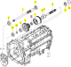 Roulement 6005 KBC Iseki 1805-202-002-00