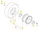 ROUE GAZON AR 20X8.0-10 ISEKI 1782-317-250-10