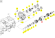 Embrayage d'Inverseur Iseki 1796-215-700-00